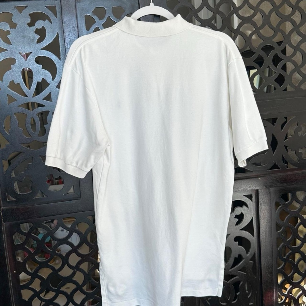 Vintage POLO RALPH LAUREN White Short Sleeve Shirt Size-Men’s Small - Picture 7 of 8